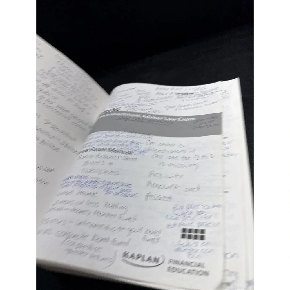 KAPLAN UNIFORM INVESTMENT ADVISER LAW EXAM SECURITIES By Kaplan Financial VG